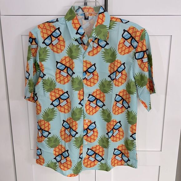 Haydendear Boy’s Hawaiian Collared Button Down Shirt - 13-14Y - NWOT - Picture 1 of 5